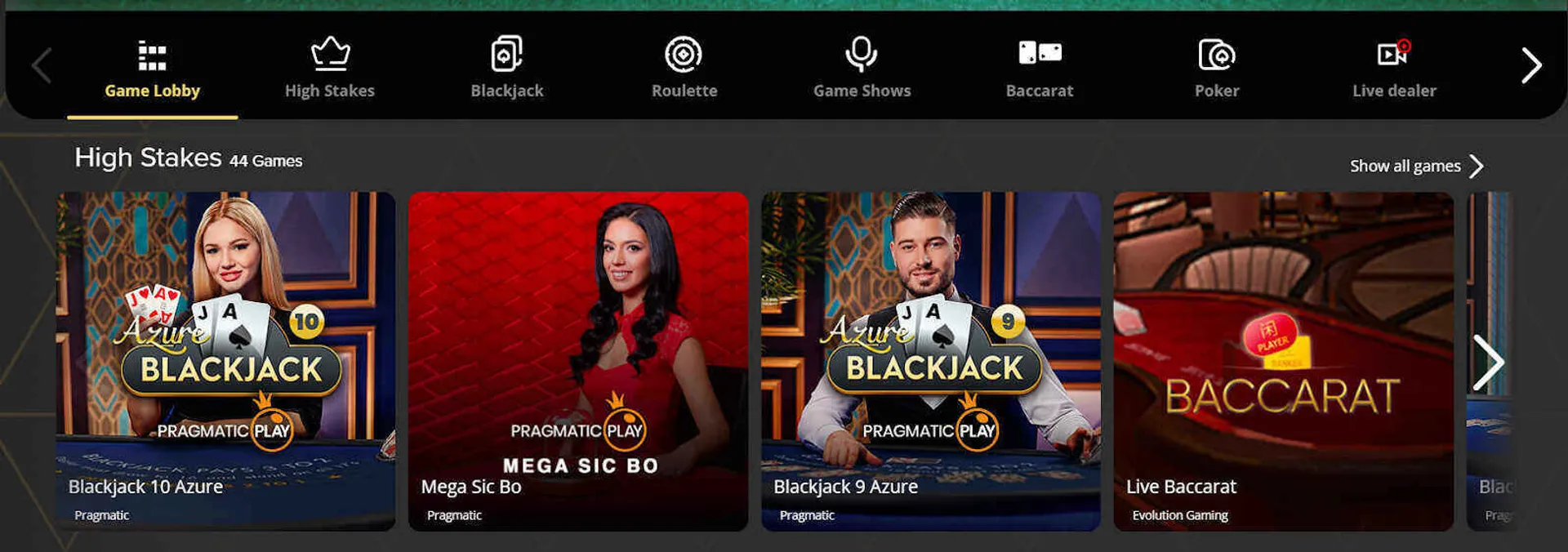 Betsson casino app